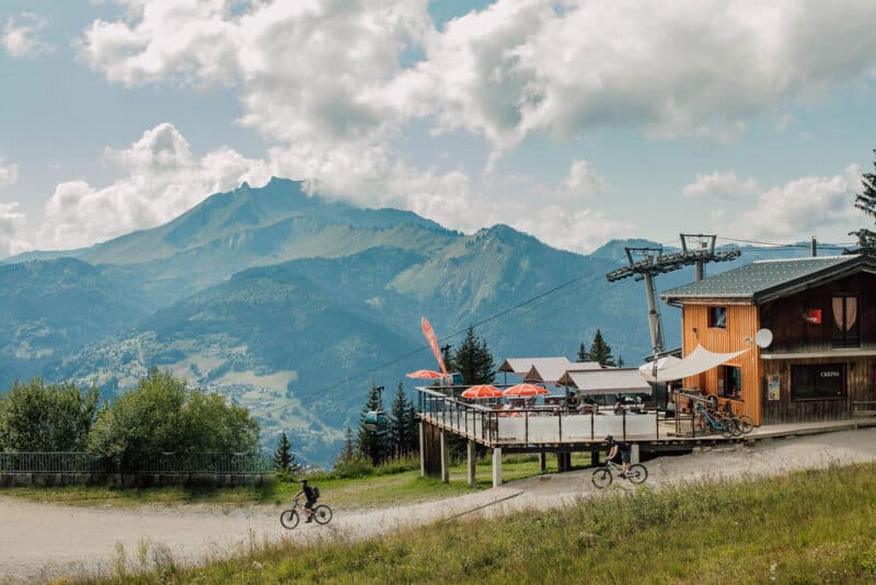 Mountain biking