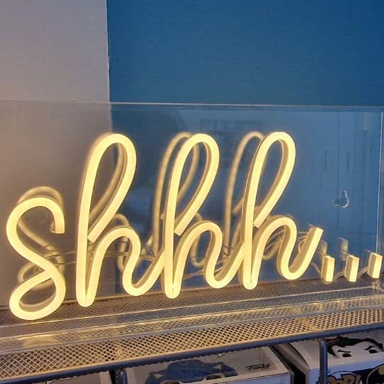 Neon wall lights