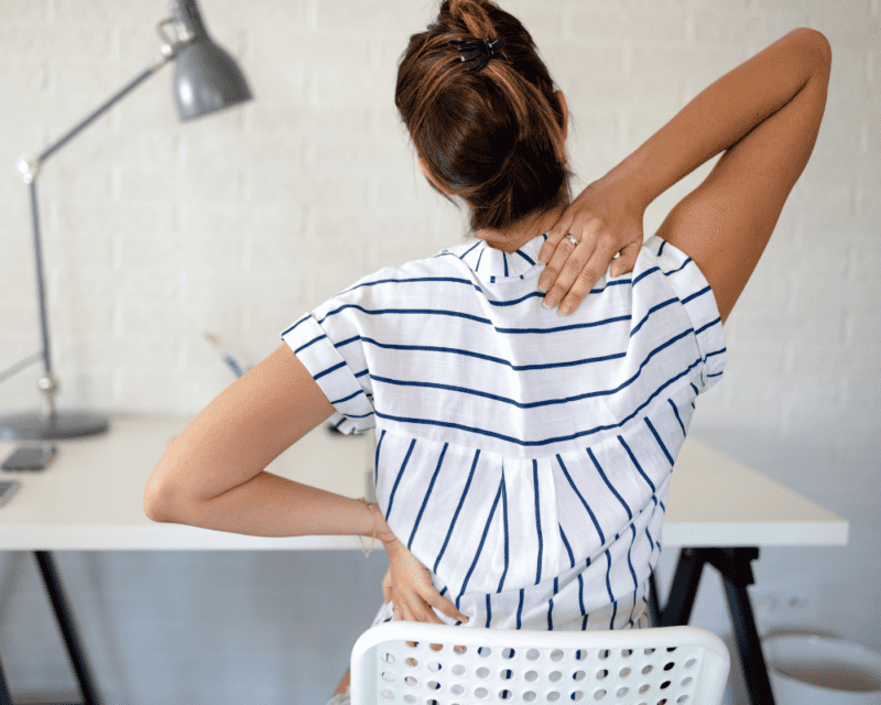 back stretching
