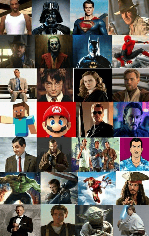 Fan Favourite Movie Characters Fan Favourite Movie Characters