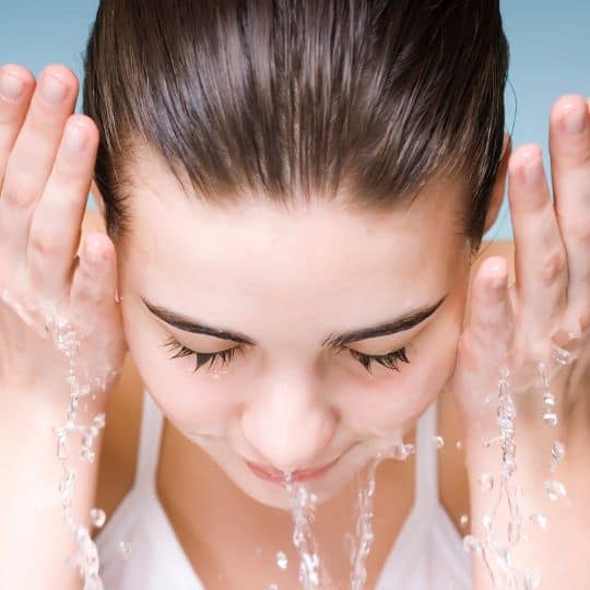 Sulfur face wash