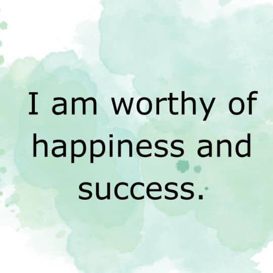 Positive Affirmations Printable