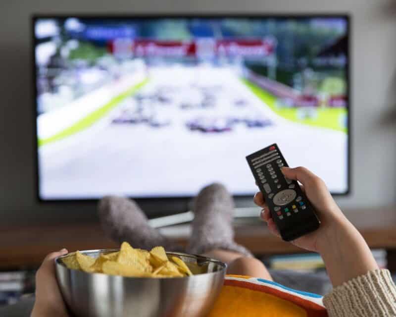 Watching tv