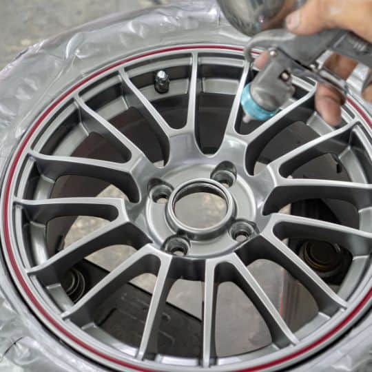 Alloy wheel repair