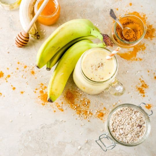 Turmeric and Ginger Oatmeal