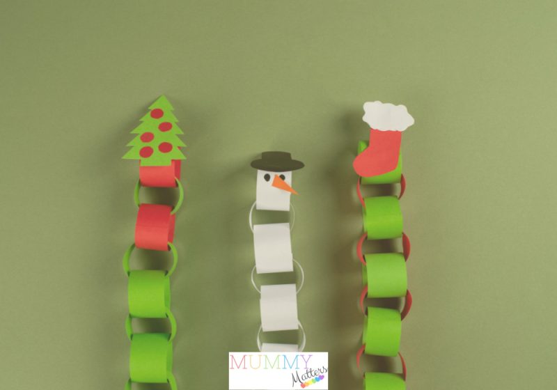 Paper chain garland