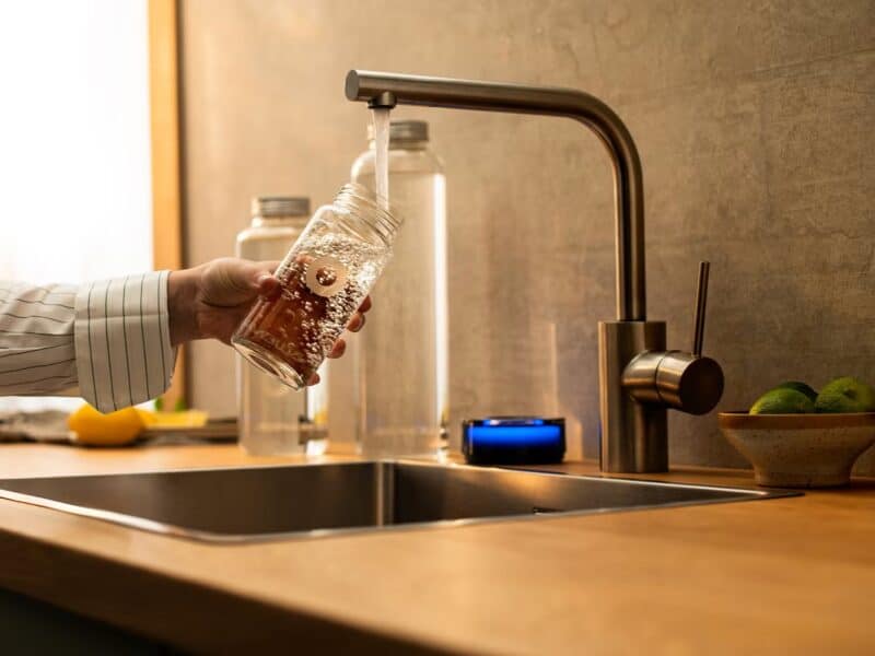 Kitchen Station tap filling