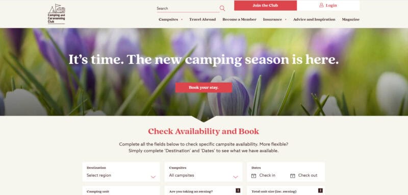 Camping and Caravanning Club