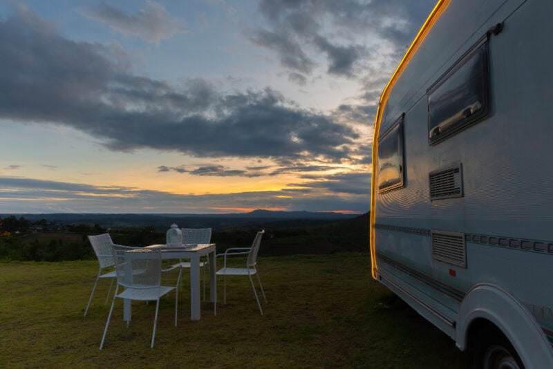 small caravan