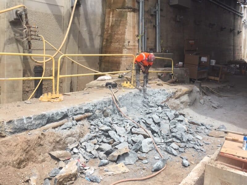 Concrete removal
