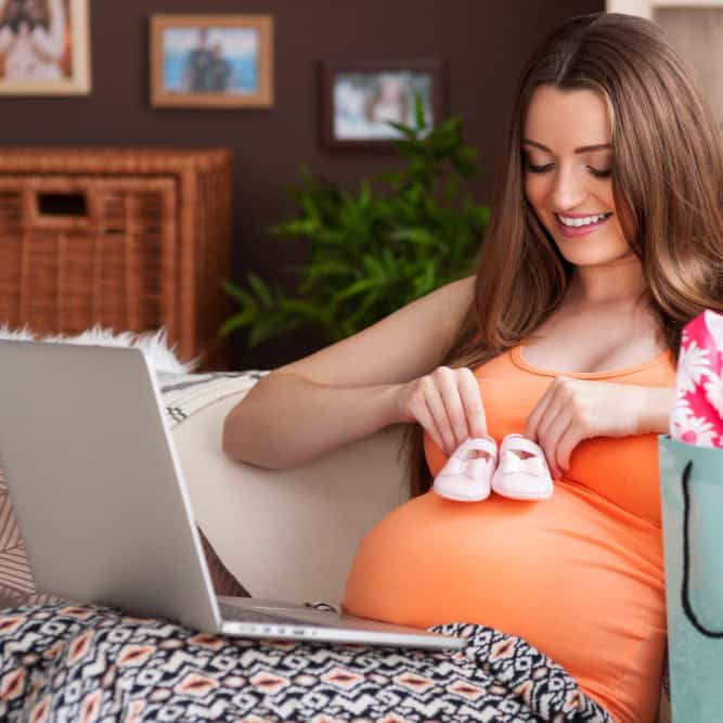 shopping for a new baby