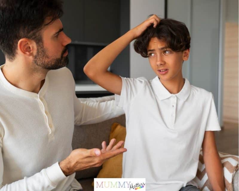 Teen and Dad