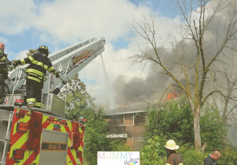 after a house fire