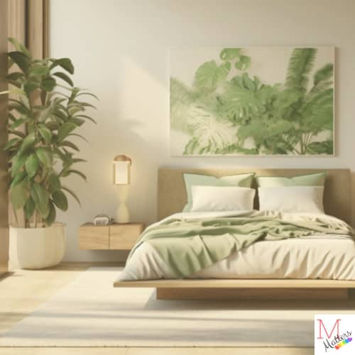 clutter-free bedroom