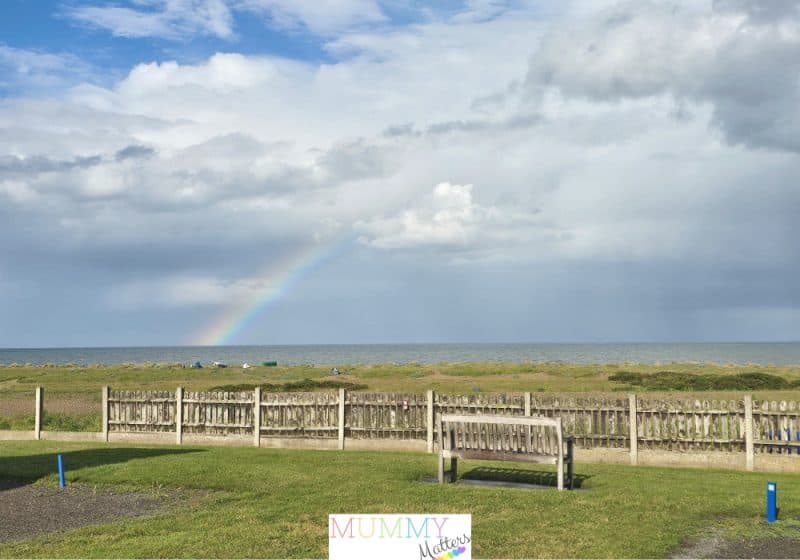 View of Kessingland Beach from White House Beach Caravan and Motorhome Club site