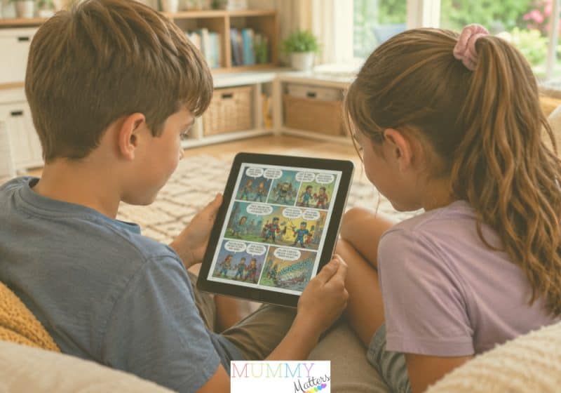 Children using Readly