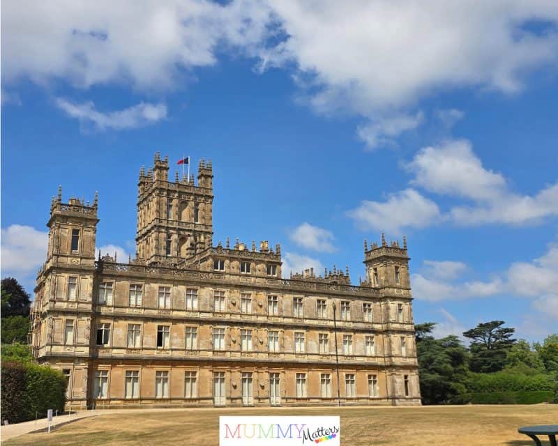 Side view of Highclere Castle