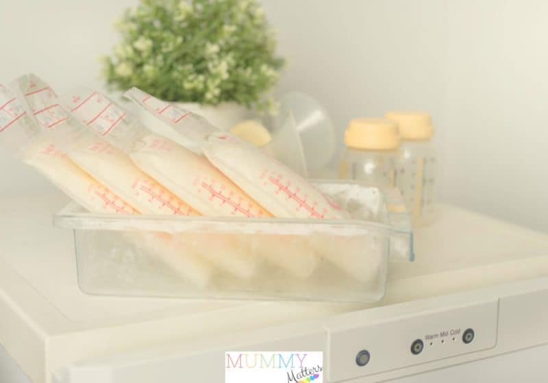 Storing breastmilk