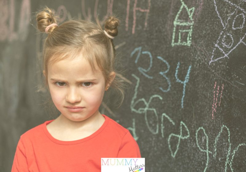 Unhappy girl