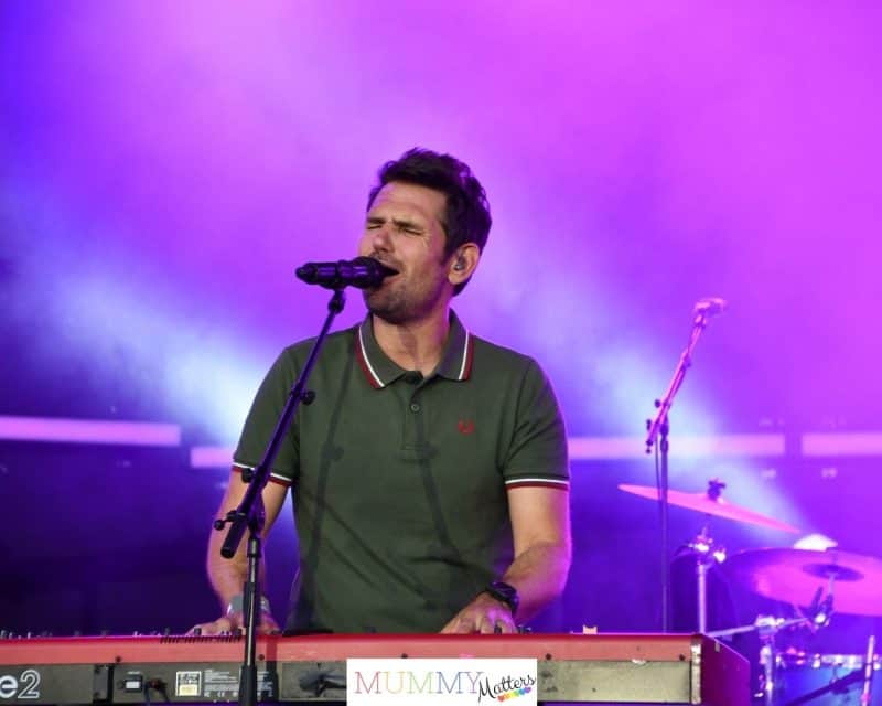 Scouting for Girls frontman Roy Stride on stage