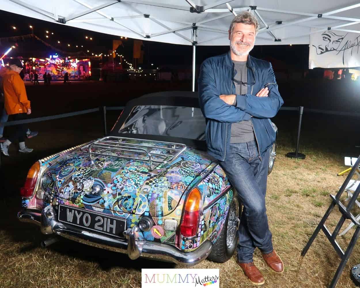 Alan Reullier at CarFest Silverstone