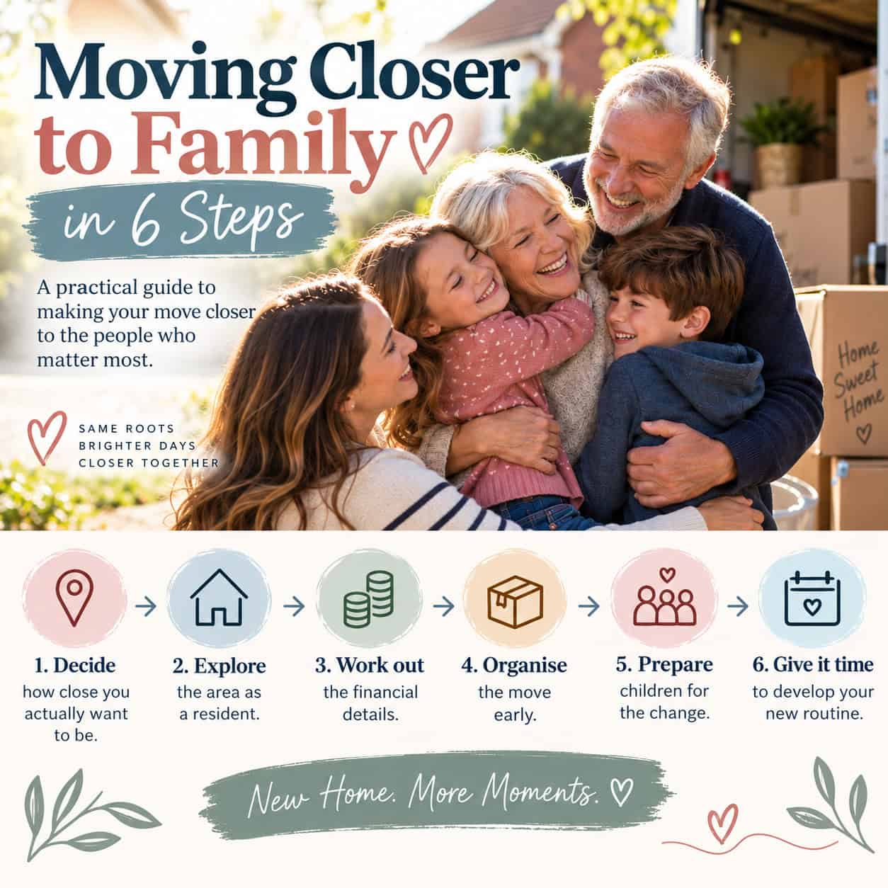 moving closer to family