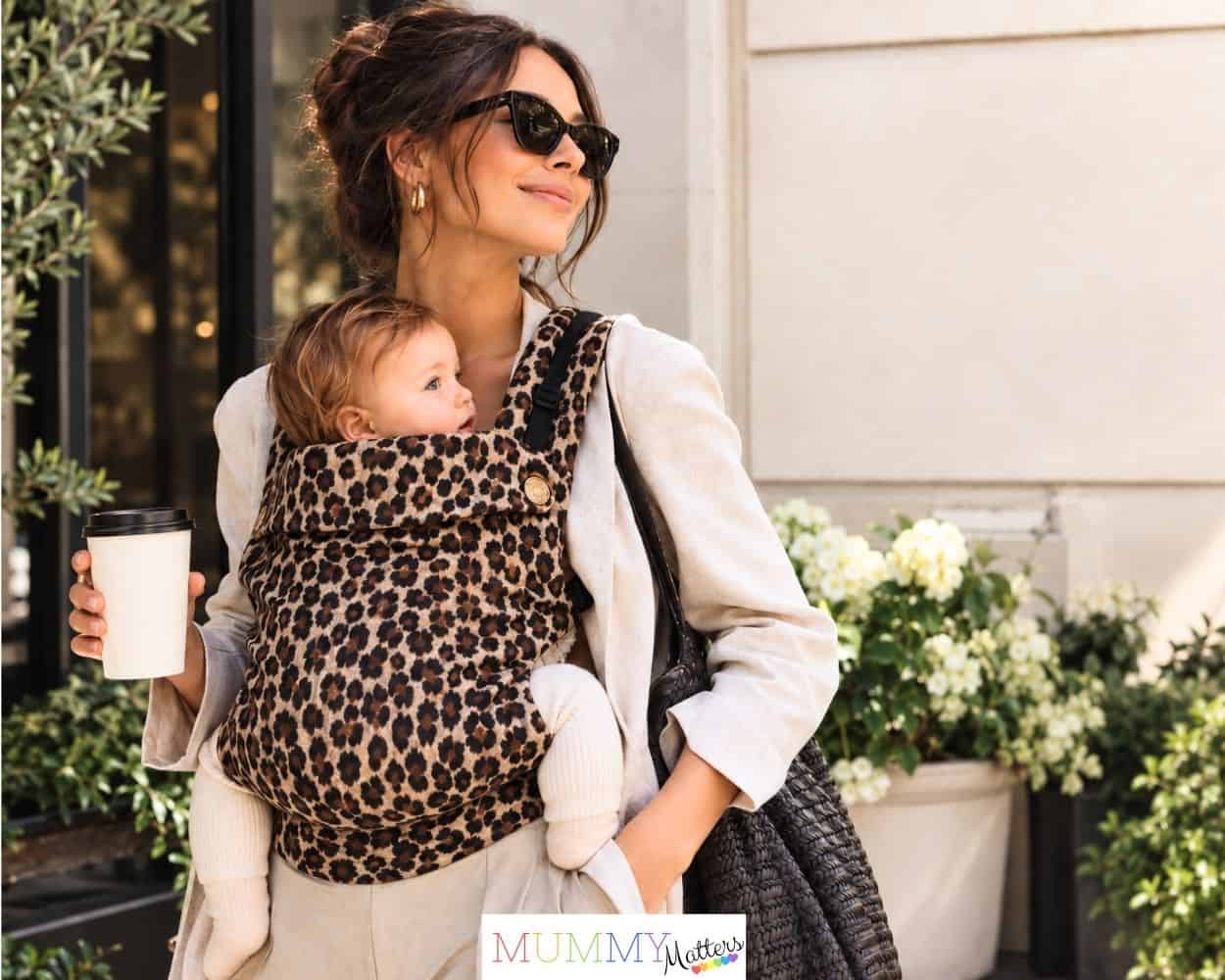 How babywearing blends style