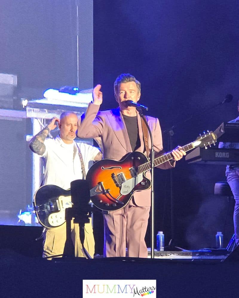 Rick Astley at CarFest Silverstone