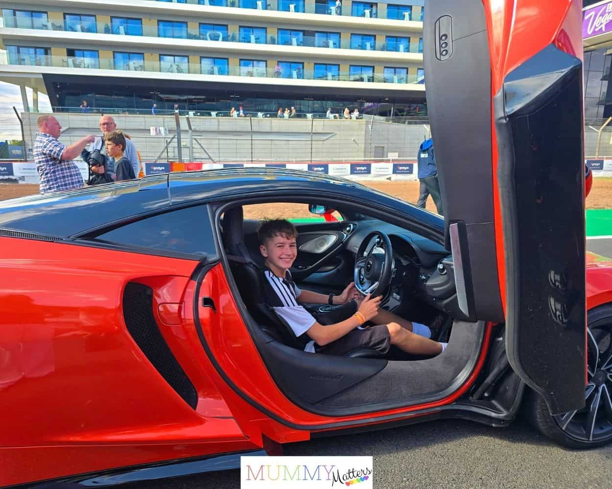 Teenagers at CarFest Silverstone