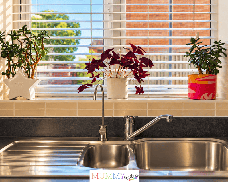 Aquaphor RO-101S filtered water tap installed in our kitchen