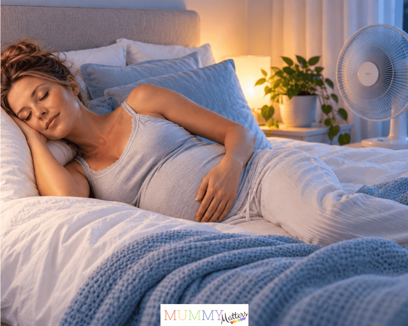 Peaceful pregnancy sleep