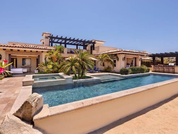 Golf Villa Terrace With A Long Pool At Diamante