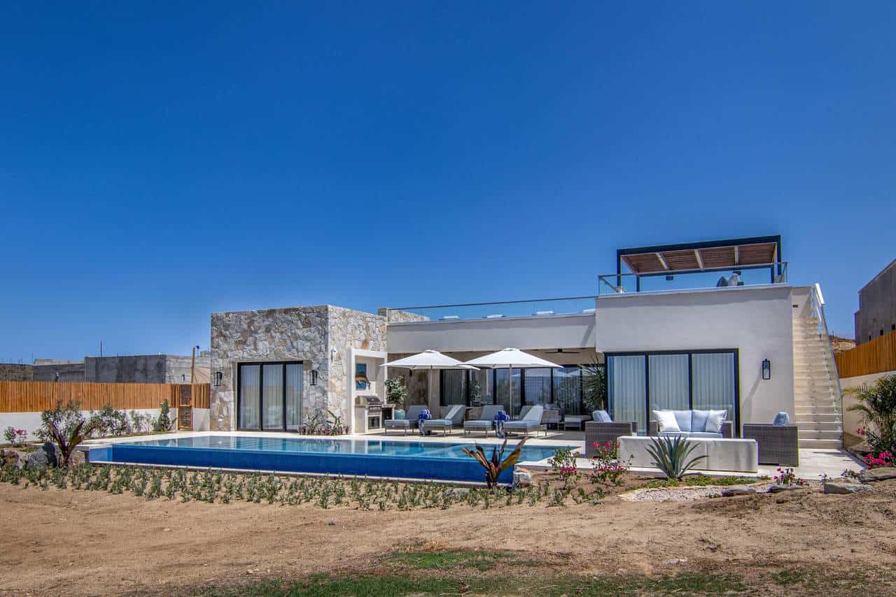 A House With A Pool And A Patio