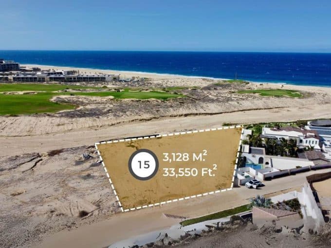 Diamante Cabo San Lucas Oceanfront Lot With Expansive Beach Views And Prime Location.
