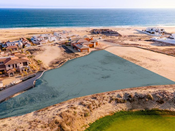Beach Estates Lot 50, Beach Estates, Diamante: Aerial View Of The Lot By The Golf Course
