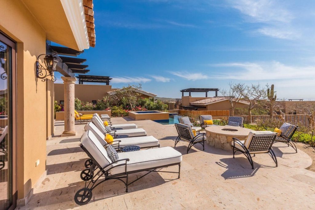 Casita 21, Las Casitas, Diamante – Homes For Sale In Diamante Casita 21, Las Casitas, Diamante: Pool Terrace With Fire Pit