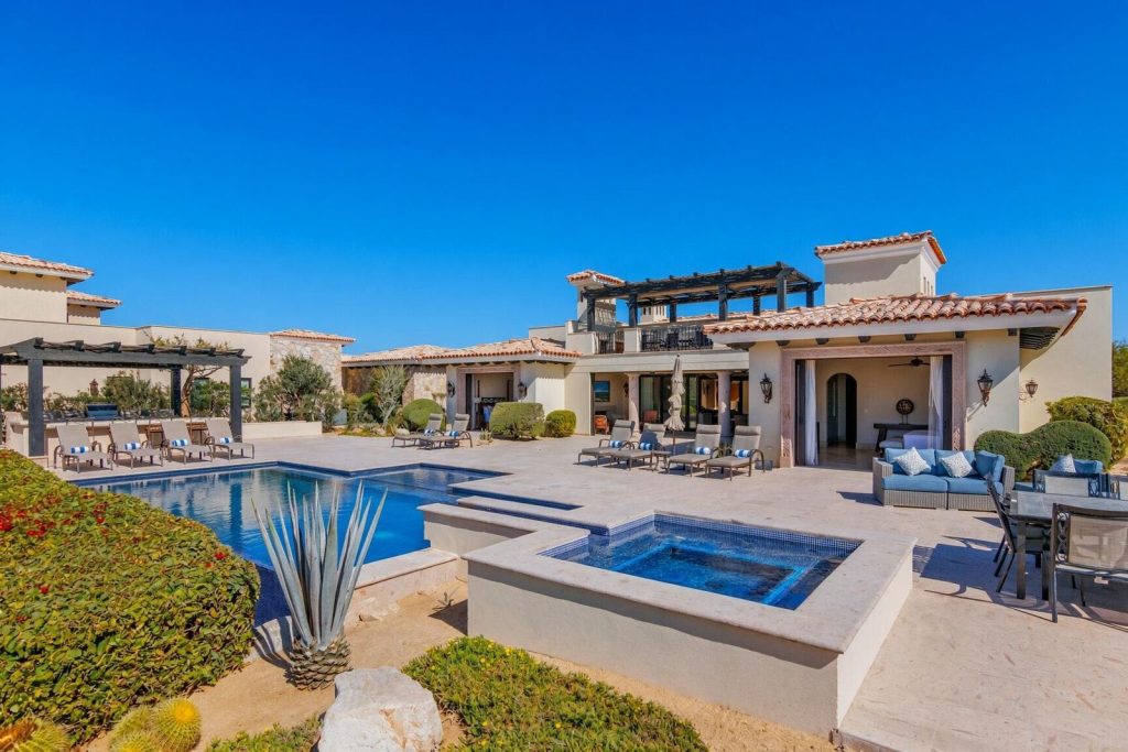 Golf Villa 23, Diamante – Homes For Sale In Diamante Golf Villa 23, Golf Villas, Diamante: Pool And Rear Exterior