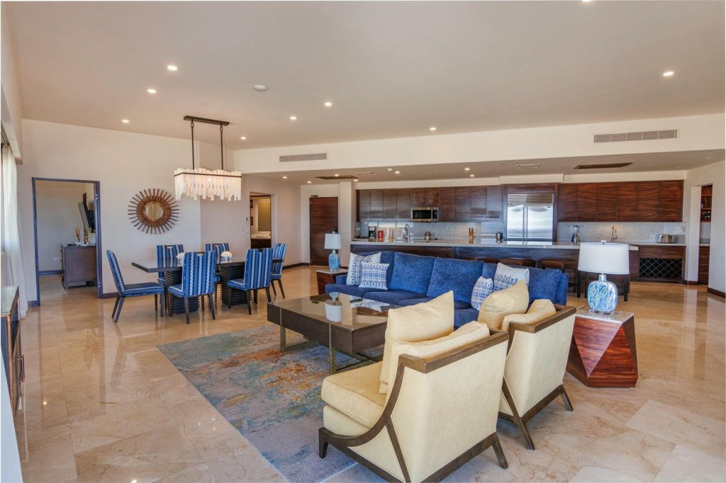 Ocean Club Residences 509, Diamante – Homes For Sale In Diamante Ocean Club Residences 509, Ocean Club Residences, Diamante: Living Room