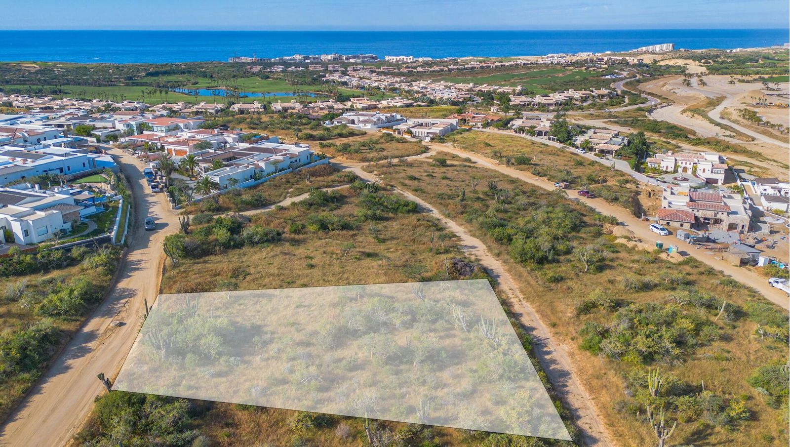 Sunset Hill Lot 14, Sunset Hill, Diamante: Aerial View Of The Lot With Boundaries