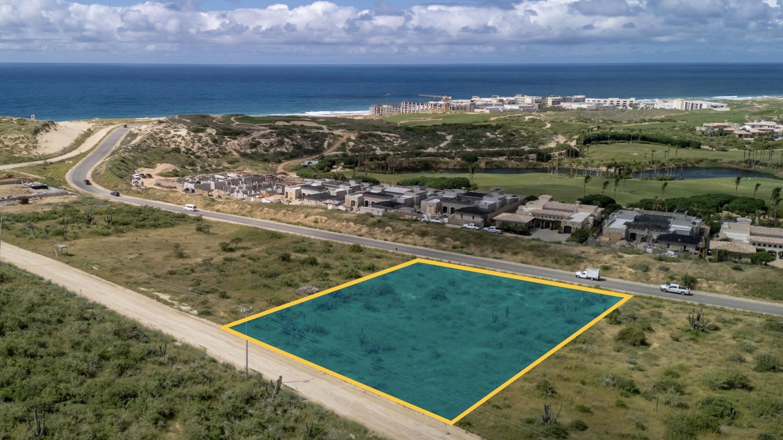 Sunset Hill Lot 66, Sunset Hill, Diamante: Aerial View Of The Lot With Boundaries