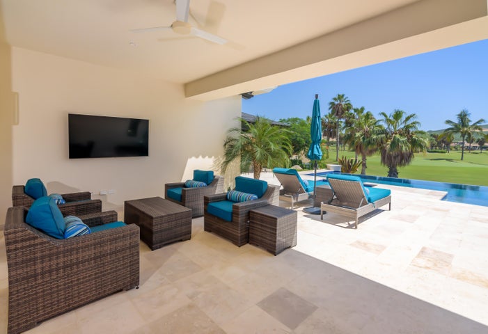 Golf Villa 42, Diamante - Poolside Covered Terrace