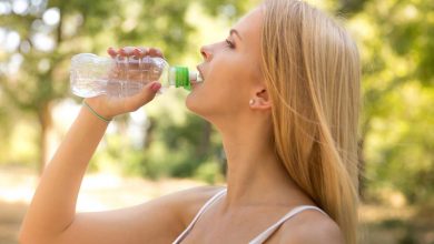 Woman Drinking water