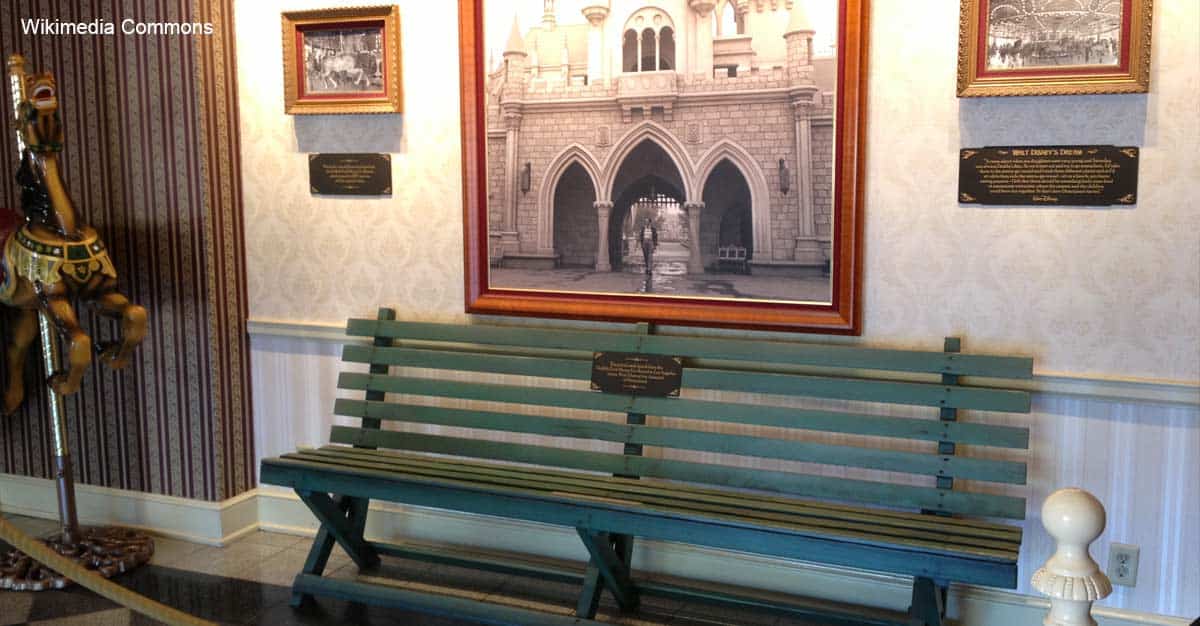 Disneyland Park Bench