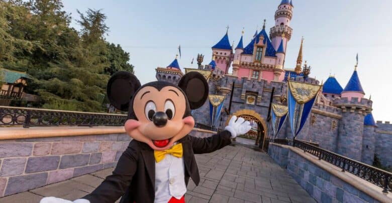 Mickey Mouse at Disneyland Park