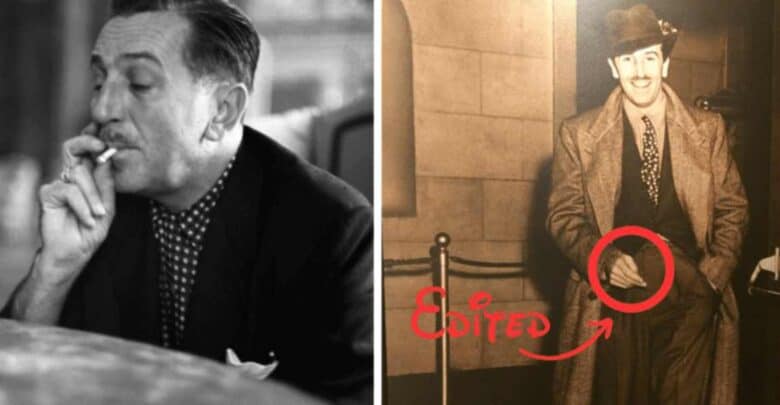 Walt Disney Smoking and Smoking Photos Edited