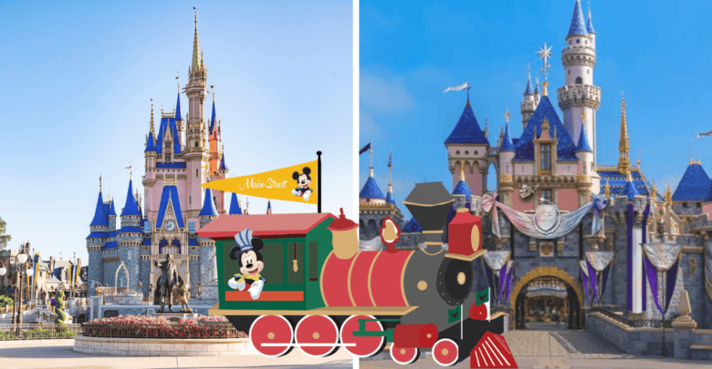 Cinderella and Sleeping Beauty Castle