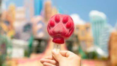 Red paw popsicle from Shanghai Disneyland's Zootopia land