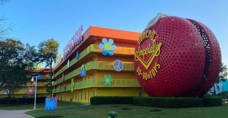 Exterior of room at Pop Century