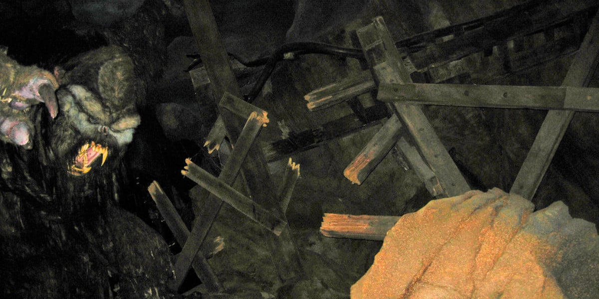 The Yeti inside Expedition Everest at Disney World.
