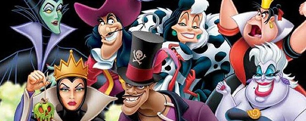 Top Disney villains strike playful poses together, their animated antics captivating guests at Disney parks and shows.